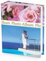 Фотоальбом BRAUBERG 300+4 фото 10*15см твердая обложка Романтика  - фото