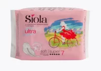 Прокладки гигиенические Super Soft 7шт NEW SIOLA Ultra, 38-27/4 Белый - фото