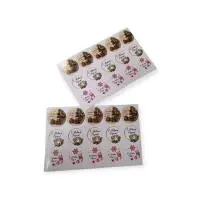 Наклейки "Подарки" "с Новым годом" 130*210 1/2 Разноцветный - фото