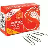 Скрепки 28мм А100 C28-100, С19817  - фото