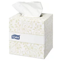 Tork Premium салфетки для лица в кубе ультрамягкие F1 белые 140278 Белый - фото