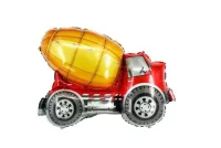 Шар с клапаном (14''/36 см) Мини-фигура, Бетономешалка, 1 шт  - фото