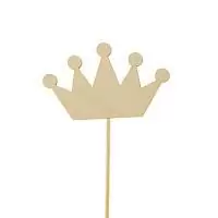 Топпер-фигура Корона 9см, Т034  - фото