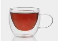 Кружка с двойными стенками "Дуо" 200 мл, 12х8,5х7,5 см арт. 1030104 Прозрачный - фото