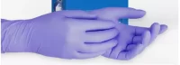 Перчатки из фиол/син.нитрила б/прис. L (100шт) ндс 10% Фиолетовый - фото