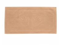 Полотенце махровое РУЧКИ 400 г/м2 34*60 гладкоокраш., 022-бежевый Бежевый - фото