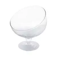 Бокал ваза Роджер -1,8 малый на плитке 1,8 косой рез 1681  - фото