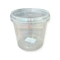 Комплект Банка 360/93/К универсал прозрач + Крышка д/банки Р93 прозрач Прозрачный - фото