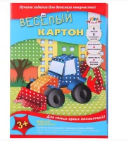 Картон цветной двухсторонний с рисунком А4 6л. 6цв. "Ромбики" 031799 С0151-06 (70) Апплика Разноцветный - фото