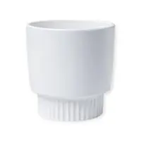 Керамический горшок Стокгольм белый V1,8 D15, 016411 Белый - фото