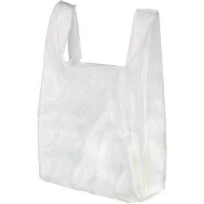 Майка-пакет 34*7*65 12мк 1/100 белая К, арт. RI-037 Белый - фото