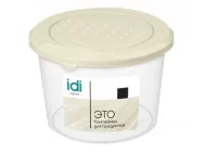 Контейнер для продуктов "Asti" круглый 0,8л (светло-бежевый) (20,22), 221100625/01  Бежевый - фото