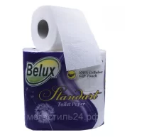 ТБ "BELUX"  Стандарт 2сл 4рул белая  арт. 274419(12) Белый - фото