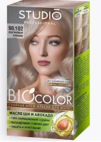 Крем-краска для волос Biocolor стойкая 90.102 Платиновый блондин, 50/50/15 мл, арт. 55880  - фото