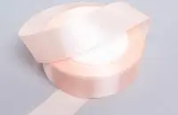 Лента атласная 10мм*25ярд JD персиковый Персиковый - фото