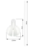 Набор палочка+насадка, Белый, 12 шт. Белый - фото