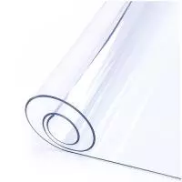 Клеенка силиконовая прозрачная Dekorelle 0,6*20м, толщина 0,8 мм, 113/SN6020 Прозрачный - фото