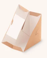 Коробка д/сэндвича 126*126*61 OSQ SANDWICH 60 (50/400) Коробка д/сэндвича 126*126*61 OSQ SANDWICH 60 (50/400) Коричневый - фото