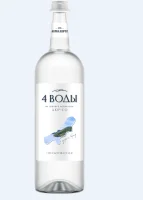 Вода природная питьевая артезианская "4 воды" негаз 0,75л 8101030  - фото