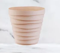 Кашпо "Бархан" (2,25л) Цв. Кремовый, (Арт. КШ-4319) Кремовый - фото