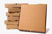 Коробка д/пиццы 35*35 "Пармезан" 50шт Коричневый - фото