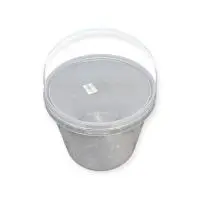 Комплект Ведро 5,6л прозрачное New + Крышка д/ведра прозрачная d-220 NEW Комплект Ведро 5,6л прозрачное New + Крышка д/ведра прозрачная d-220 NEW Прозрачный - фото