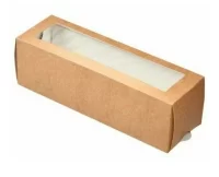 ТЦ50штКоробка карт с окном д/печенье ECO MB 6 Коричневый - фото