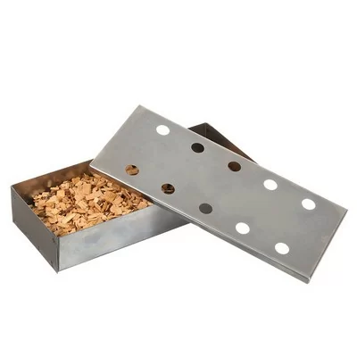 Контейнер для щепы, для копчения в мангалах, гриле, барбекю, 24*10*4,5см BOYSCOUT  - фото