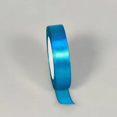 Лента тканная атласная 25мм*25Y Бирюзовая, арт. 0925-25/47, F014-25/47  - фото