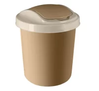 Контейнер для мусора Vogue 12 л кофейный, арт. SV4044КФ Кофейный - фото