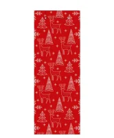 Пакет подар.бум.с руч 12*36*8,5 НГ под/бут  Снежное настроение ПКП-7708  - фото