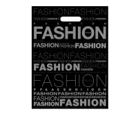 Сумка-пакет 45*34 с прорубной ручкой Бутик NEW Черный - фото