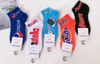 Носки разноцветные AMIGOBS укороченные Ассорти (хлопок) р.36-41 арт. 1062 Микс - фото