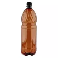 Бутылка ПЭТ 1,5л диаметр 28 мм коричневая, 50шт Коричневый - фото