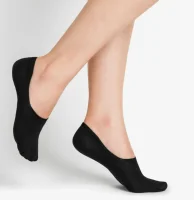 Следки женские TURKAN черные (силик задник, прозр сетка) р.36-41 арт. 1076 Черный - фото