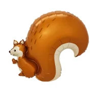 Шар фольга Falali  (29''/74 см) Фигура, Белка, 1 шт.(3), Воздушные шары Оранжевый - фото