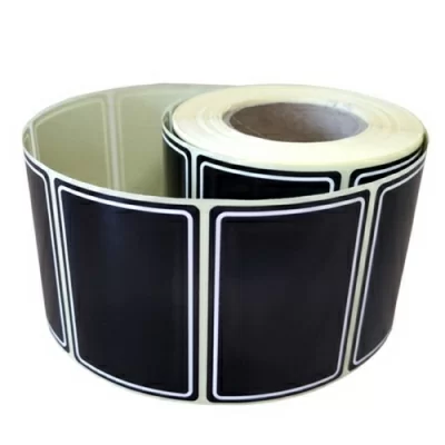 Ценник 58*40 липкий ЧЕРНЫЙ (1/700) П Черный - фото