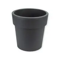 Кашпо ТУБУС 150мм 1,1л  Графитовый М 3164 (12) Графитовый - фото