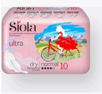 Прокладки гигиенические Normal Dry 10шт NEW SIOLA Ultra, 38-27/1 Белый - фото