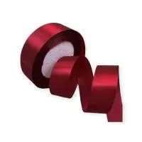 Лента тканная атласная 25мм*25Y Пурпурный, F014-25/33 Пурпурный - фото