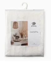 Скатерть Этель Lovely 145х110 см, 100% лён 210 г/м2 10300823 Белый - фото