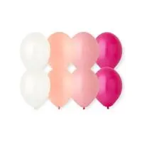 Шар латексный BELBAL (14''/36см) В 105 Пастель ассорти Розовая гамма 12шт (1) Розовый - фото