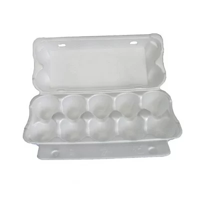 Контейнер для яиц из  пенополистирола UE-10 белый, 100 шт Белый - фото