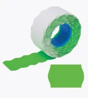 Этикетка 26*16 прямоугольная зеленая КОМПЛЕКТ 5рулонов по 700 шт Зеленый - фото