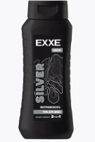 Гель для душа  мужской 2в1 EXXE MEN "Экстрасвежесть"  SILVER 400 мл С0007830  - фото