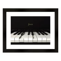 Картина в багете 50x40 см "Пианино"  - фото