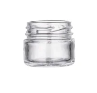 Комплект: Стеклобанка 30 мл (20мл) д.43 + крышка винтовая д43 Прозрачный - фото