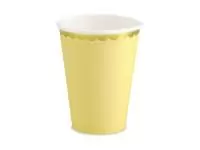 Набор бумажных стаканов «Желтый» 220мл, 6 шт Желтый - фото