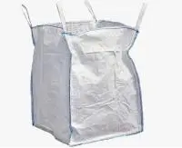 Мешок РР 95*95*130см Биг-Бэг МКР 4 ручки верх-сборка, низ-люк Белый - фото