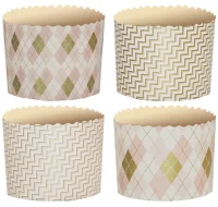 Форма бумажная 100мл РОМБИКИ d70xh60мм 1/5  - фото